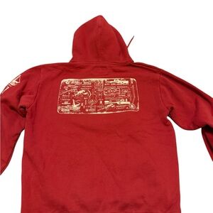 Tubbo Moment Hoodie Red Ukulele Tubboat Dream SMP Merch Size M Minecraft YouTube